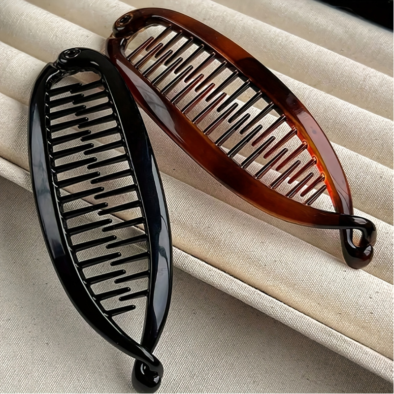 Hair Care Women - 2PCS Elegant Fish Comb Hair Clip