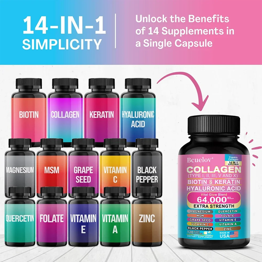 Collagen Capsules Biotin Kerat - Hair Care Collagen review and price