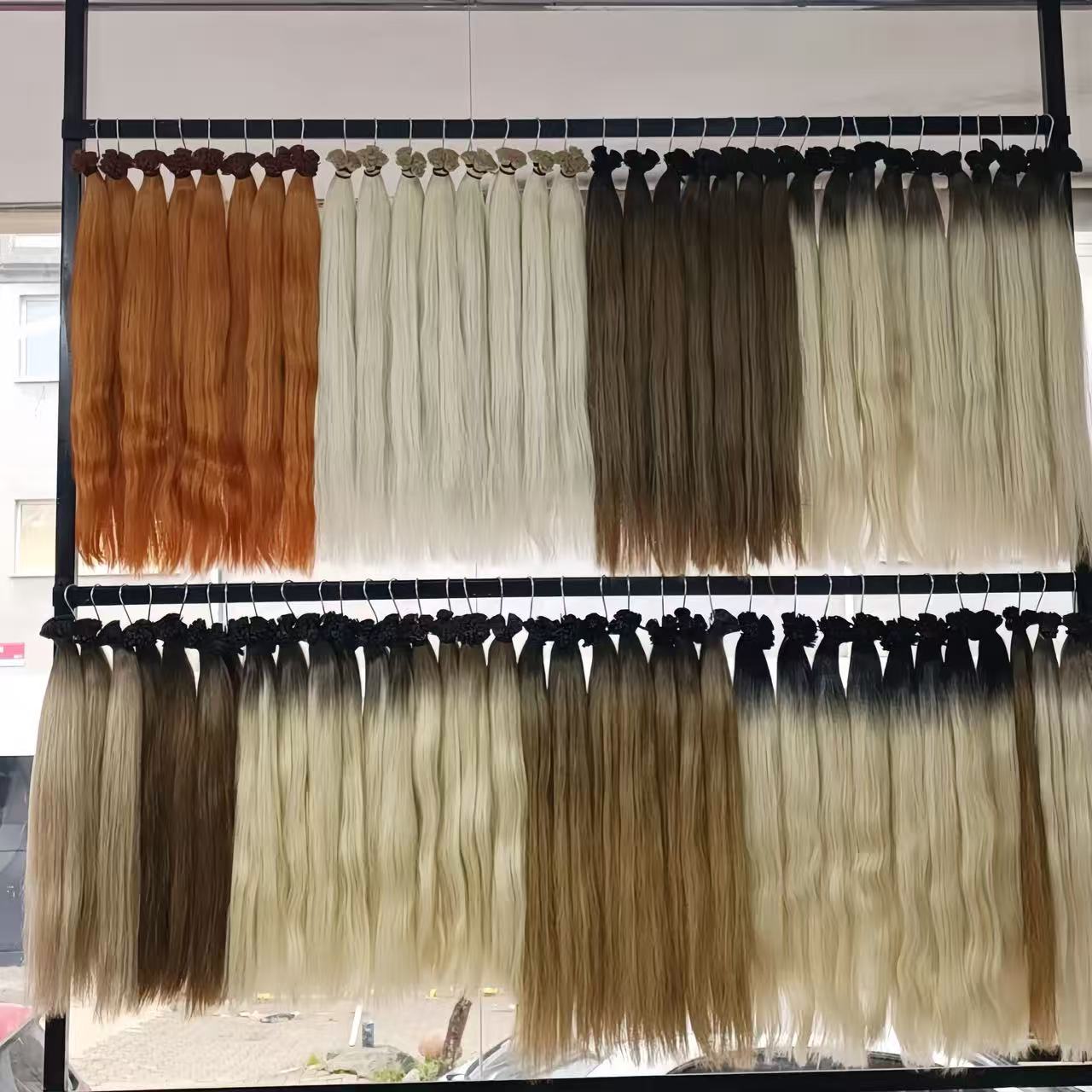 Human Hair Flat Tip  Extension - Hair Care Color review and price