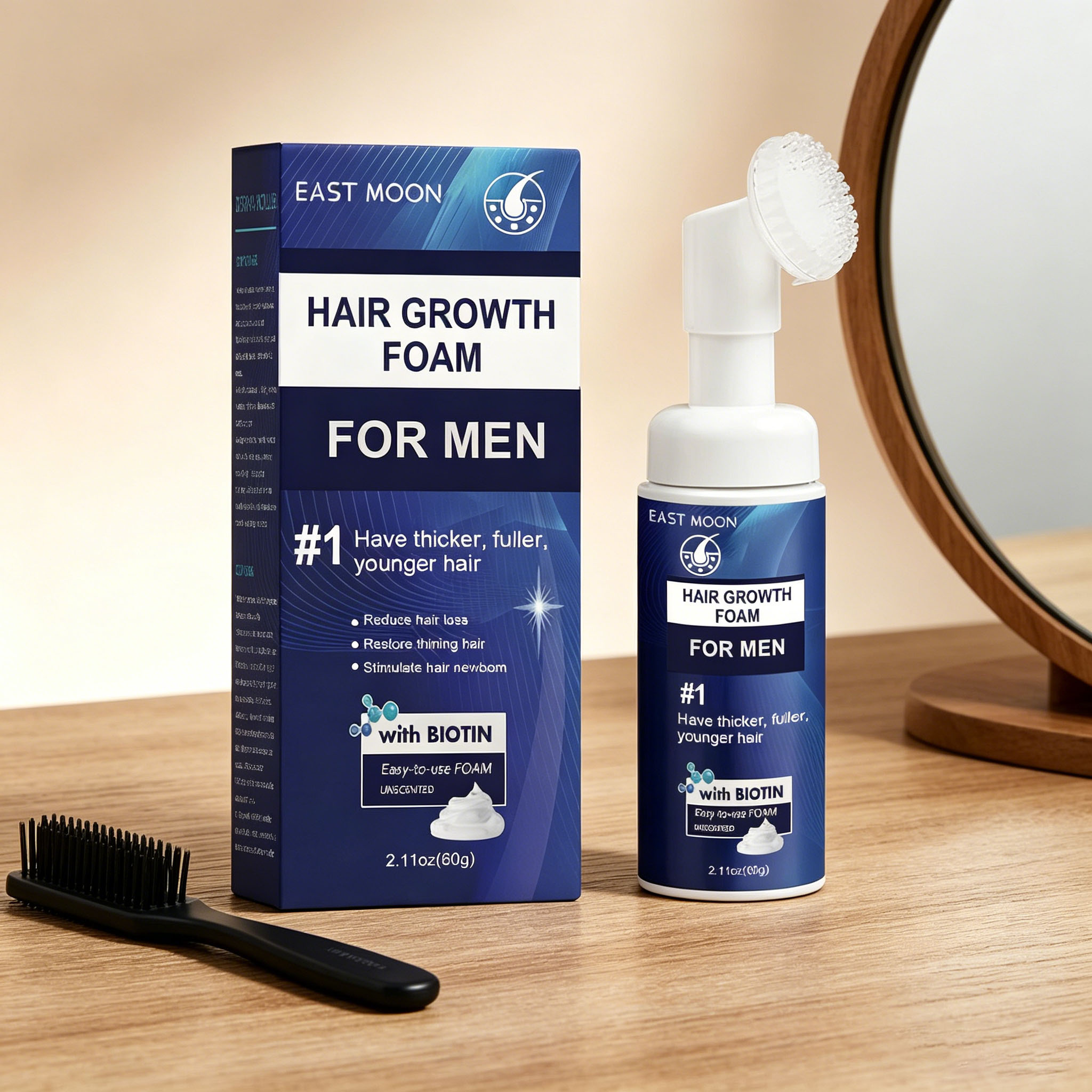 Hair Growth Foam Silicone Brus - Hair Care Natural review and price