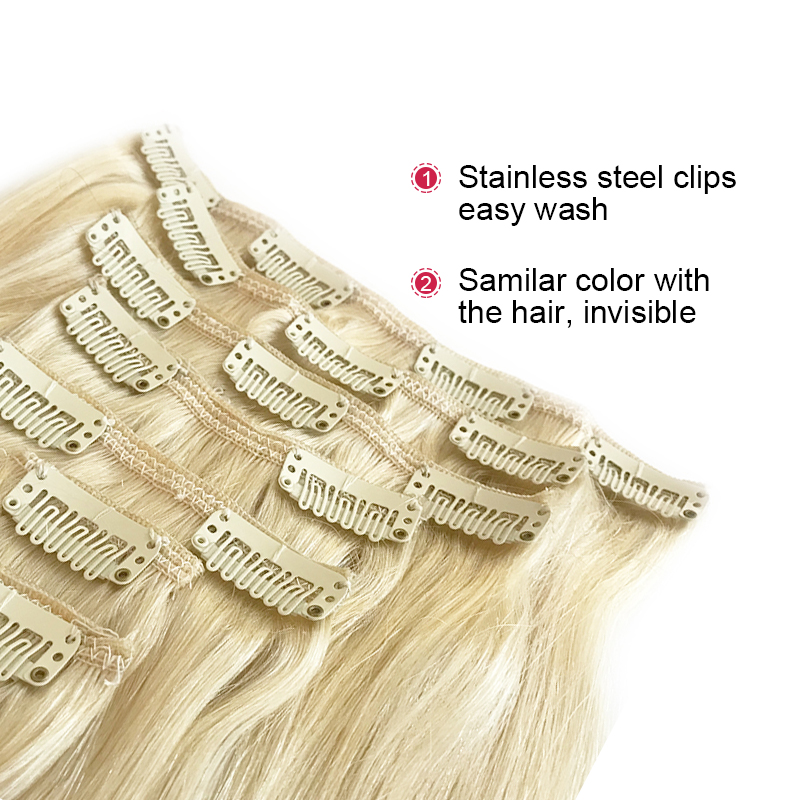 Ali Queen 7Pcs Clip in Hair Ex - Hair Care Women review and price