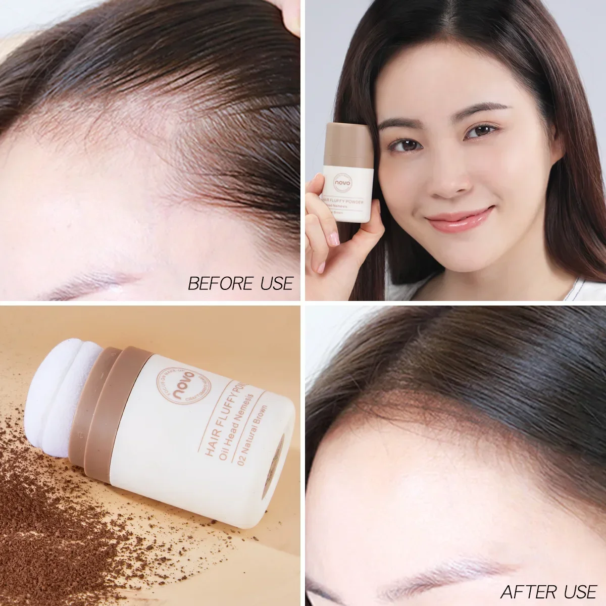 Novo Hair Pluffy Powder - Oil  - Hair Care Women review and price