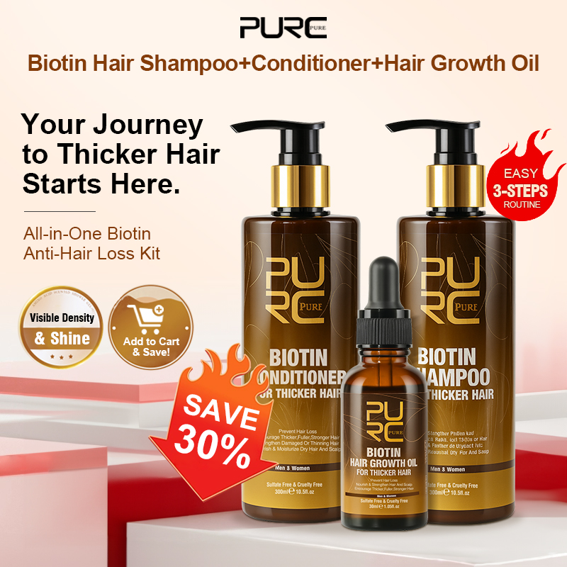 PURC Biotin Hair Growth Oil Sh - Keratin Treatment Set review and price